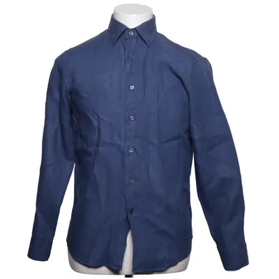 Shirt (Blauw) van Uniqlo Linnen