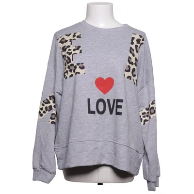 Sweatshirt (Grå, Flerfarvet) fra Azara Bomuld, Polyester