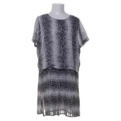 Jurk (Grijs, Wit) van Minimum Polyester