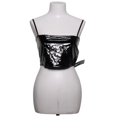Crop top (Vinyl Crop Top) de NLY One Élasthane, Polyester, Polyuréthane
