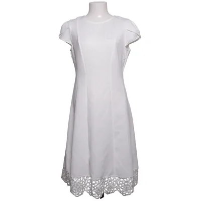 Dress (White) from Donna Ricco Elastane, Polyester