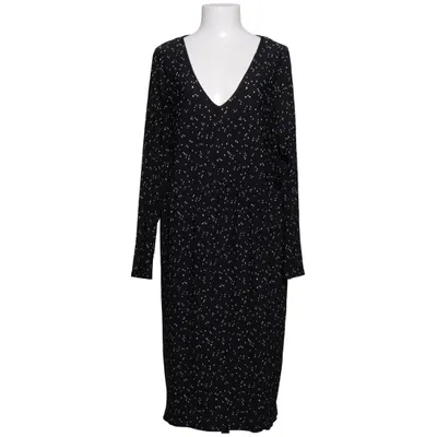 Jurk (Zwart, Wit) van Evans Elastaan, Polyester