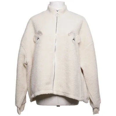 Fleecejakke (Hvid) fra Lazy Oaf Bomuld, Elastan, Polyester