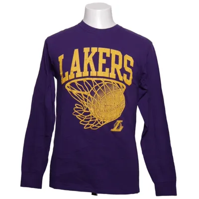 T-shirt à manches longues (Violet, Jaune) de NBA Coton