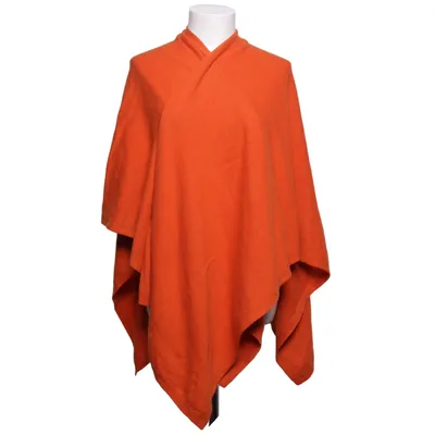 Poncho (Orange) från Åhléns Kashmir, Ull