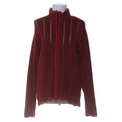 Cardigan (Red, Multicolored) from Blanche Porte Acrylic, Cotton