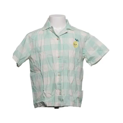 Korte mouwen shirt (Groen, Wit) van Minories Katoen