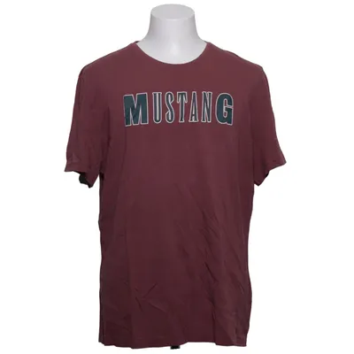 T-shirt (Alex Logo Tee) van Mustang True Denim Katoen