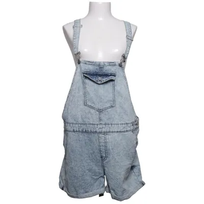 Korte tuinbroek (Blauw) van Janina Denim Katoen