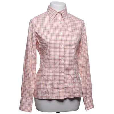 Chemise (Orange, Blanc) de The Shirt Factory Coton