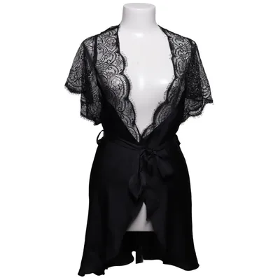 Dressing gown (Black) from Private Collection by Hunkemöller Polyester