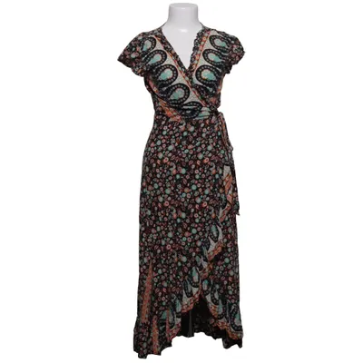 Wrap dress (Black, Multicolored) from Coconut Milk Viscose
