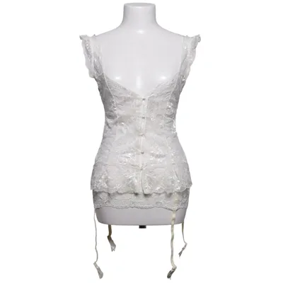 Corset (White) from Corin Elastane, Polyamide, Polyester