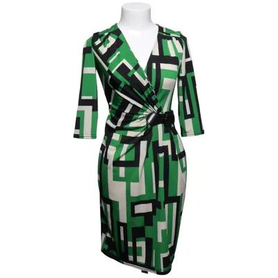 Maxi jurk (Groen, Zwart, Wit, Meerkleurig) van Egerie Elastaan, Polyester