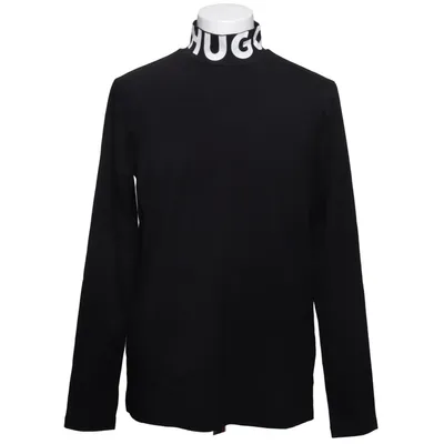 Long sleeve T-shirt (Black) from Hugo Cotton, Elastane, Lyocell