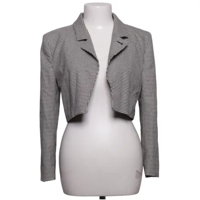 Blazer (Sort, Hvid) fra River Island Petite Elastan, Polyester, Viscose