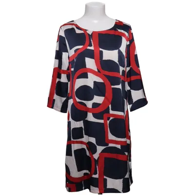 Dress (Blue, Red, White, Multicolored) from William de Faye Silk, Viscose