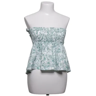 Tube top (White, Green) from Shein Polyester