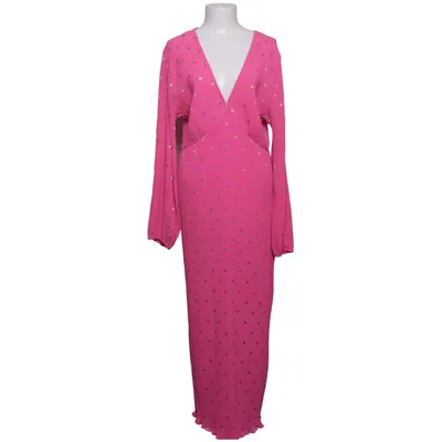 Maxikjole (Pink) fra Never Fully Dressed Elastan, Polyester