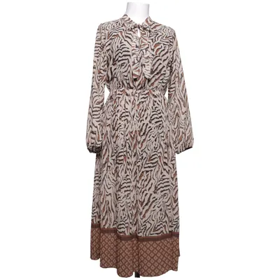 Maxi jurk (Beige, Bruin, Zwart) van Senes Polyester, Viscose