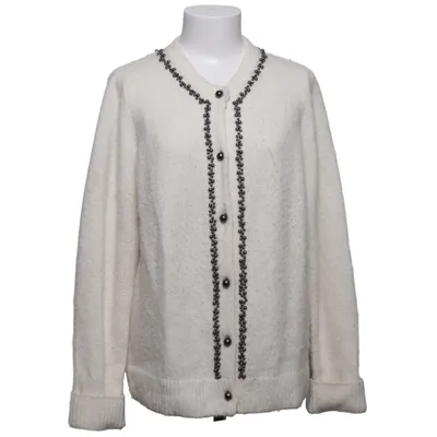 Cardigan (Hvid) fra Holly & Whyte by Lindex Akryl, Elastan, Modal, Polyamid, Uld