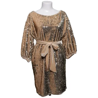 Cocktailjurk (Goud) van Make Way Elastaan, Polyester