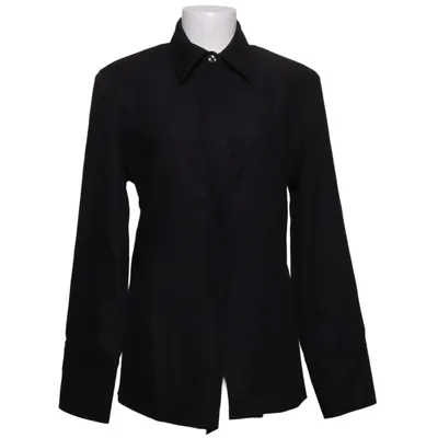 Shirt (Black) from H&M Edition Polyester, Viscose, Elastane