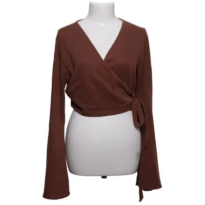 Slå-om top (Bell Sleeve Top) fra NLY Trend Bomuld, Polyester