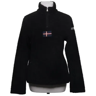 Fleece sweater (Black) from Napapijri Acrylic, Polyester
