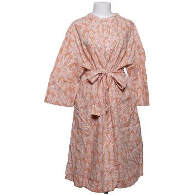 Omlottklänning (Beige, Vit) från Finlayson Linne, Viskos