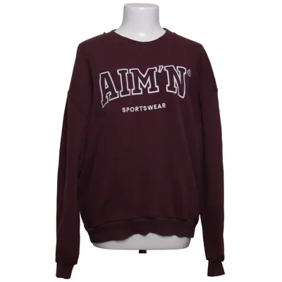 Collegetröja (Röd) från Aim'n Bomull, Elastan, Polyester