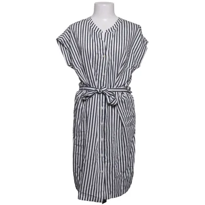 Robe chemise (Bleu, Blanc) de Betty & Co Lin, Polyamide, Viscose