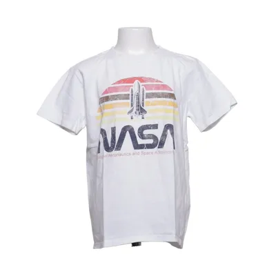 T-shirt (White, Multicolored) from Nasa Cotton