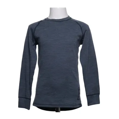 Haut thermique (Bleu) de Merino Laine de mouton, Polyamide