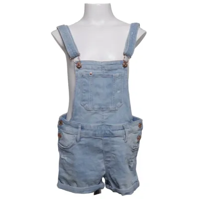 Tuinbroek (Blauw) van H&M Katoen, Elastaan, Polyester