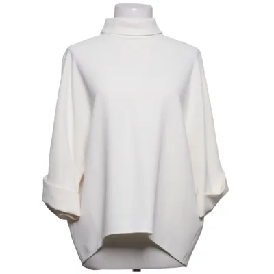 Blouse (White) from Mark Kenly Dominotan Polyester