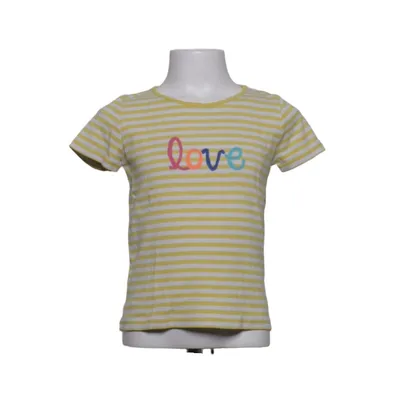 T-shirt (Jaune, Blanc) de Mini Boden Coton
