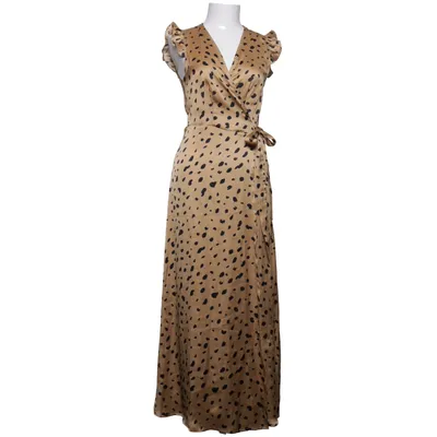 Omlottklänning (Beige, Svart) från CoCouture Polyester