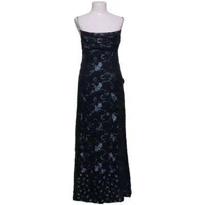 Maxikleid (Schwarz, Blau) von Gianfranco Ferré Seide, Viskose