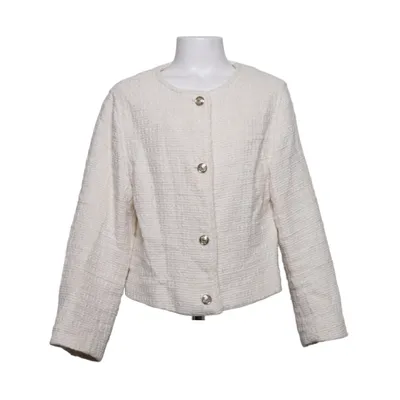 Blazer (White) from Zara Polyester