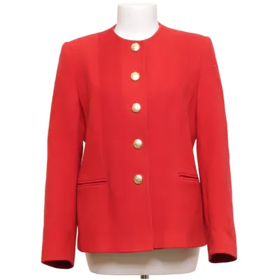 Jacka (Röd) från Butiken på landet Kashmir, Ull