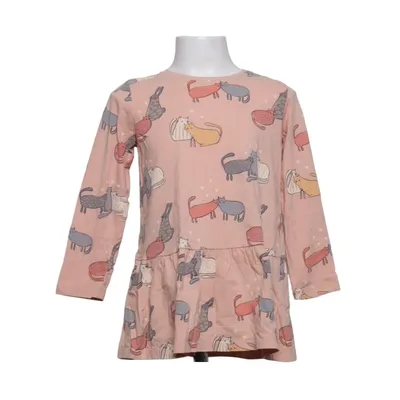 Kjole (Pink, Flerfarvet) fra Lindex Kids Bomuld