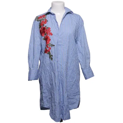 Blouse (Blue, White, Red) from Zara Woman