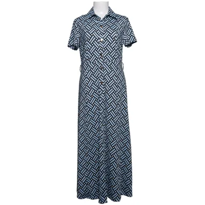 Robe chemise (Bleu, Noir, Blanc) de By Swan Élasthane, Polyester, Viscose