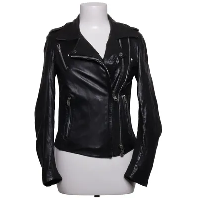 Biker jacket (Black) from MDK Cotton, Leather, Polyester