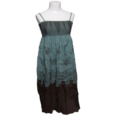 Jurk (Blauw, Bruin, Meerkleurig) van Good Look Elastaan, Polyamide, Polyester, Viscose