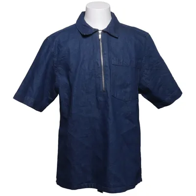 Short sleeve shirt (Reggie Ss Half Zip) from Just Junkies Cotton