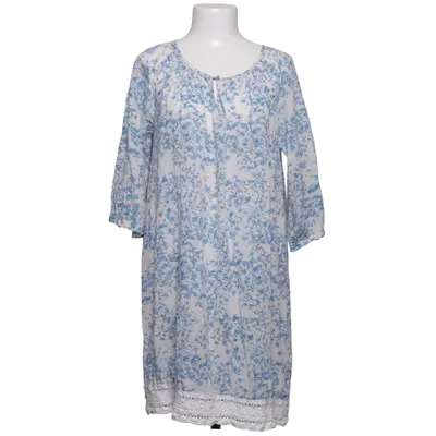 Dress (White, Blue) from Rosemunde Cotton