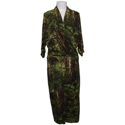 Robe portefeuille (Vert, Marron, Multicolore) de Isabel de Pedro Élasthane, Polyamide, Viscose