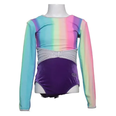 Justaucorps de gymnastique (Violet, Multicolore) de The Zone Élasthane, Polyamide